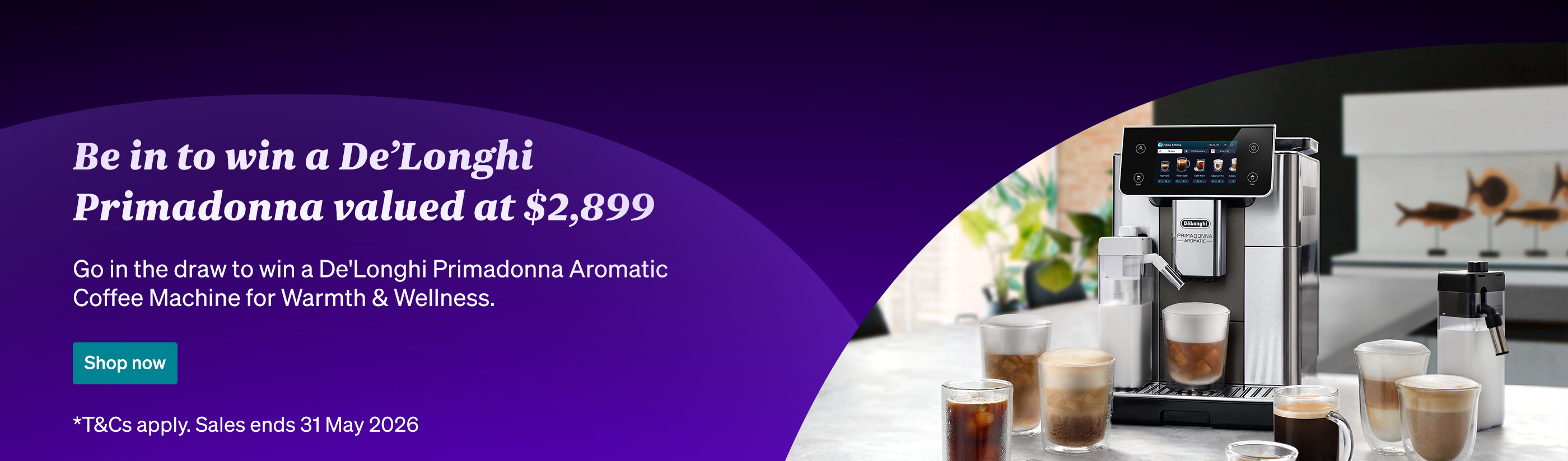 Be in to win with DeLonghi